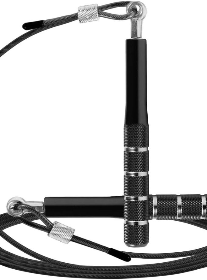 Jump Rope,  Speed Jumping Rope for Training Fitness Exercise, Adjustable Adults Workout Skipping Rope for Men, Women, Kids, Girls