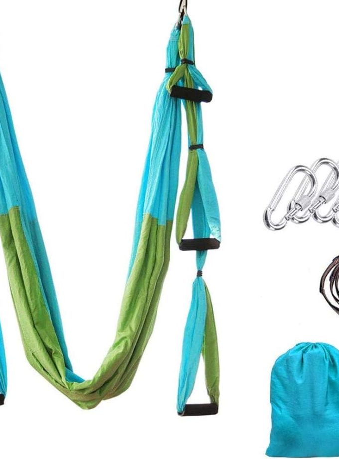 Aerial Yoga Swing Set, Ultra Strong Hammock Trapeze Extension, Antigravity Ceiling Hanging Sling Inversion Exercises