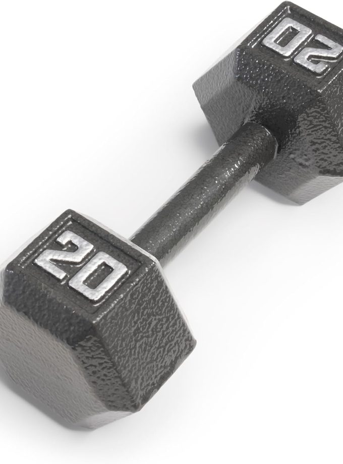 Cast Iron Hex Dumbbells Collection - Available size from 3-lb to 100-lb, SOLD INDIVIDUALLY